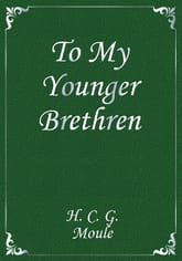 To My Younger Brethren 표지 이미지