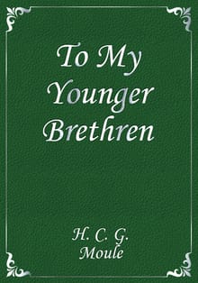 To My Younger Brethren