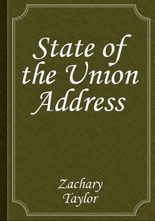 State of the Union Address of Zachary Taylor