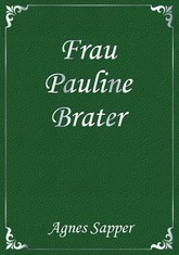 Frau Pauline Brater 표지 이미지