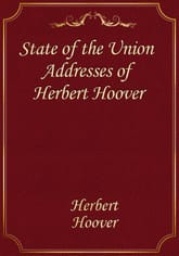 State of the Union Addresses of Herbert Hoover 표지 이미지