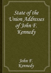 State of the Union Addresses of John F. Kennedy 표지 이미지