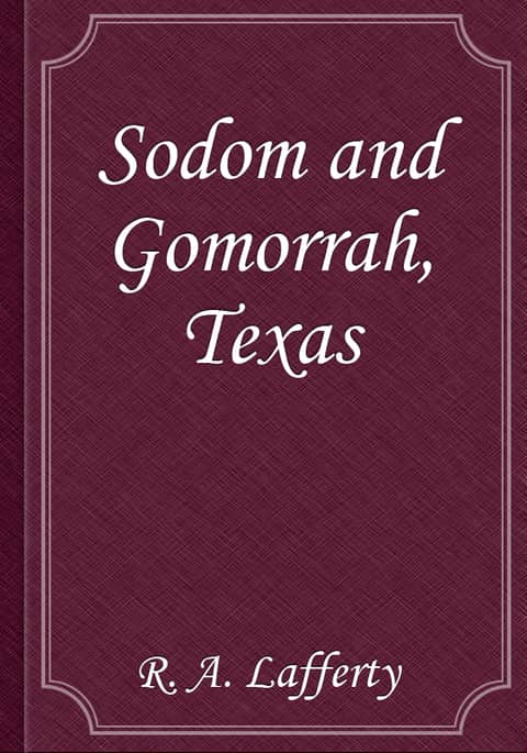 Sodom and Gomorrah, Texas 표지 이미지