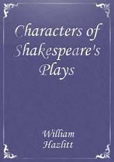 Characters of Shakespeare's Plays 표지 이미지