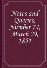 Notes and Queries, Number 74, March 29, 1851 표지 이미지
