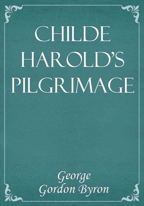 Childe Harold's Pilgrimage 표지 이미지