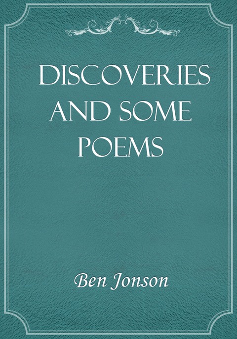 Discoveries and Some Poems 표지 이미지
