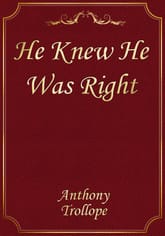 He Knew He Was Right 표지 이미지