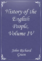 History of the English People, Volume IV 표지 이미지