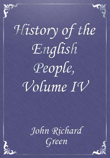 History of the English People, Volume IV