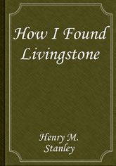 How I Found Livingstone 표지 이미지