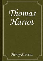 Thomas Hariot 표지 이미지