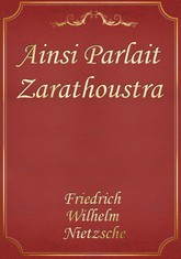 Ainsi Parlait Zarathoustra 표지 이미지