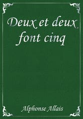 Deux et deux font cinq 표지 이미지