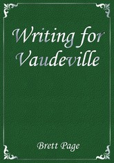 Writing for Vaudeville 표지 이미지
