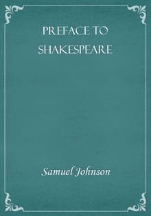 Preface to Shakespeare