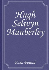 Hugh Selwyn Mauberley 표지 이미지