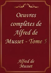 Oeuvres complètes de Alfred de Musset - Tome 5 표지 이미지