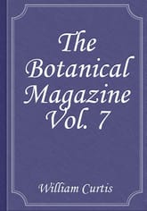 The Botanical Magazine Vol. 7 표지 이미지