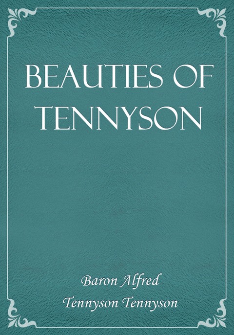 Beauties of Tennyson 표지 이미지