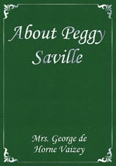 About Peggy Saville 표지 이미지
