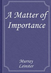 A Matter of Importance 표지 이미지