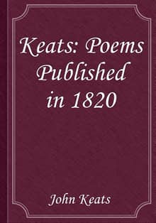 Keats: Poems Published in 1820