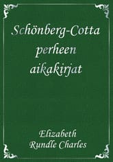Schönberg-Cotta perheen aikakirjat 표지 이미지