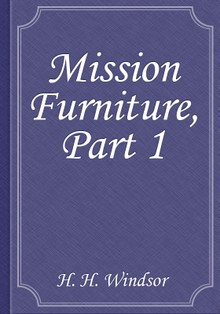 Mission Furniture, Part 1