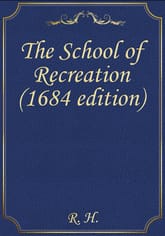 The School of Recreation (1684 edition) 표지 이미지