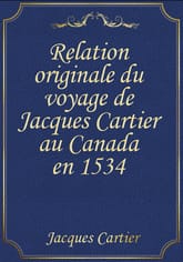 Relation originale du voyage de Jacques Cartier au Canada en 1534 표지 이미지