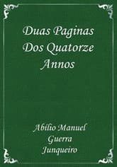 Duas Paginas Dos Quatorze Annos 표지 이미지