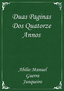 Duas Paginas Dos Quatorze Annos
