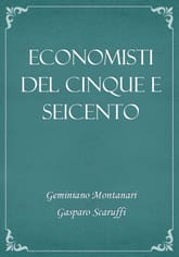Economisti del cinque e seicento 표지 이미지
