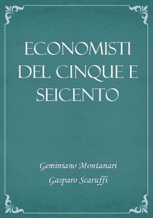 Economisti del cinque e seicento