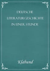 Deutsche Literaturgeschichte in einer Stunde 표지 이미지