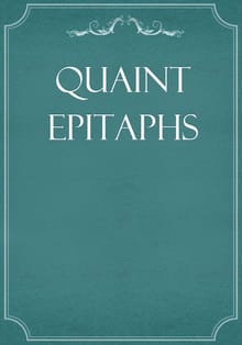 Quaint Epitaphs