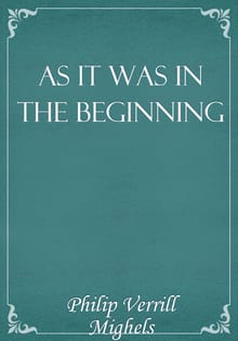 As It Was in the Beginning