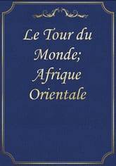 Le Tour du Monde; Afrique Orientale 표지 이미지