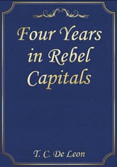 Four Years in Rebel Capitals 표지 이미지
