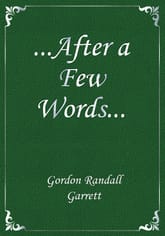...After a Few Words... 표지 이미지