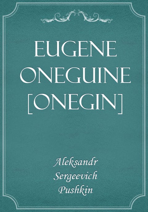 Eugene Oneguine [Onegin] 표지 이미지