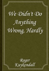 We Didn't Do Anything Wrong, Hardly 표지 이미지