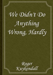 We Didn't Do Anything Wrong, Hardly