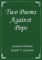 Two Poems Against Pope 표지 이미지