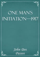 One Man's Initiation—1917 표지 이미지