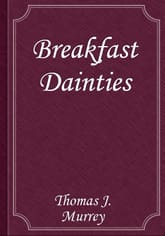 Breakfast Dainties 표지 이미지
