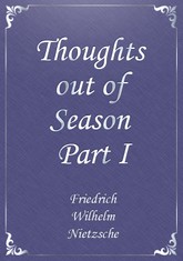 Thoughts out of Season Part I 표지 이미지