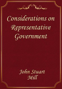 Considerations on Representative Government