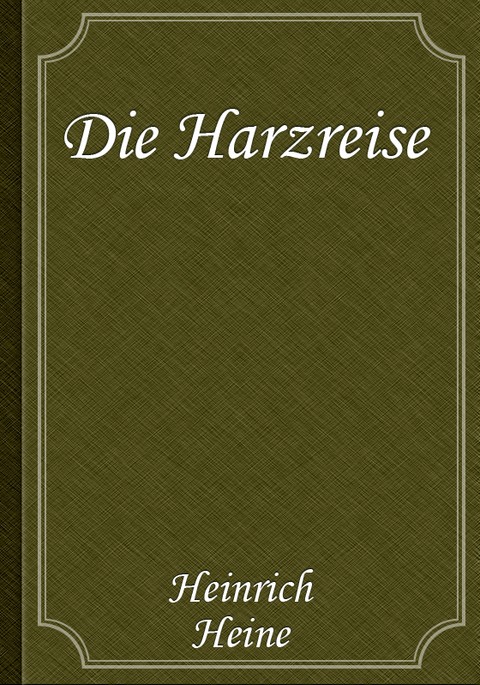 Die Harzreise 표지 이미지